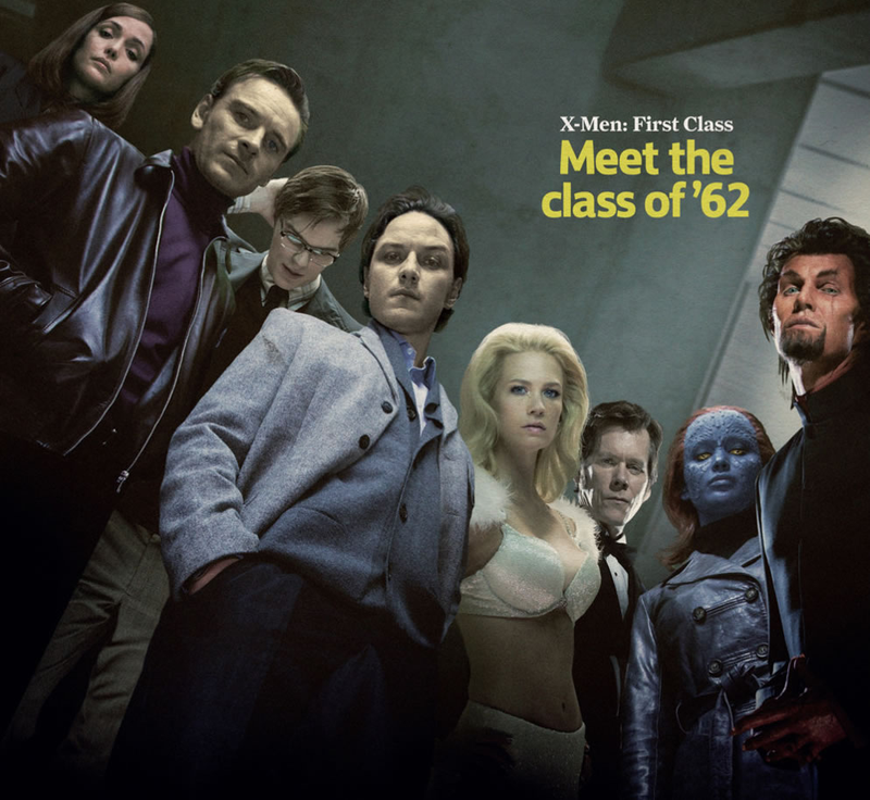 Illustration for article titled X-Men Class of '62 poses for their yearbook photos